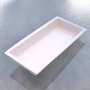 Pier 1 Porcelain White Rectangle Appetizer Dish/Trinket Tray